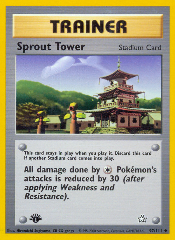 Sprout Tower (97/111) [Neo Genesis 1st Edition] | Game Haven TX