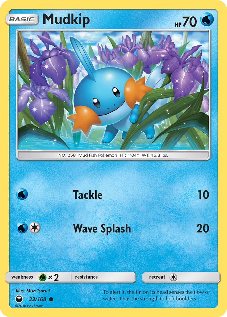 Mudkip (33/168) [Sun & Moon: Celestial Storm] | Game Haven TX