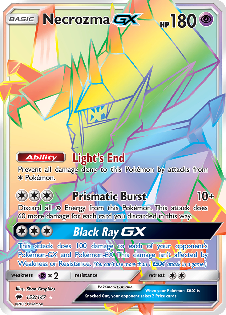 Necrozma GX (153/147) [Sun & Moon: Burning Shadows] | Game Haven TX