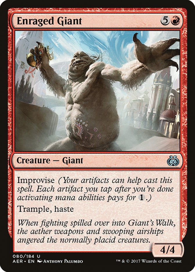 Enraged Giant [Aether Revolt] | Game Haven TX