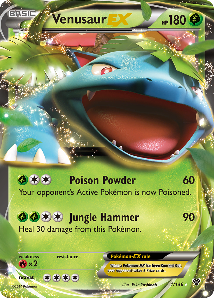 Venusaur EX (1/146) [XY: Base Set] | Game Haven TX