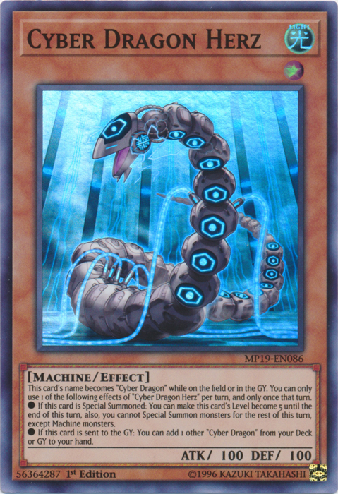 Cyber Dragon Herz [MP19-EN086] Super Rare | Game Haven TX