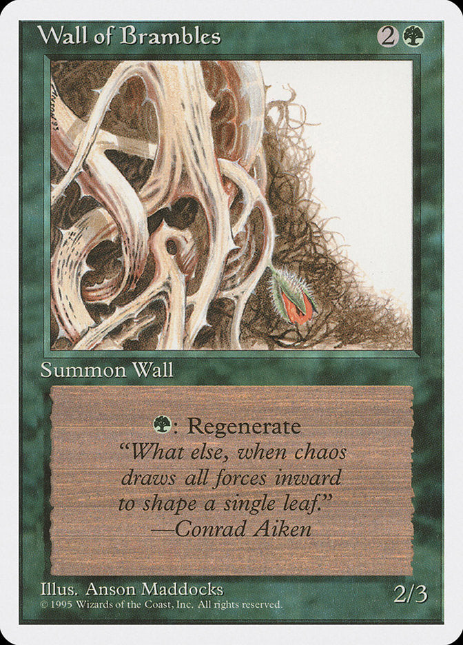 Wall of Brambles [Fourth Edition] | Game Haven TX