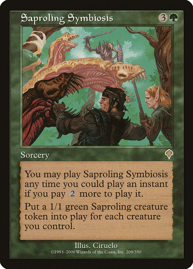 Saproling Symbiosis [Invasion] | Game Haven TX