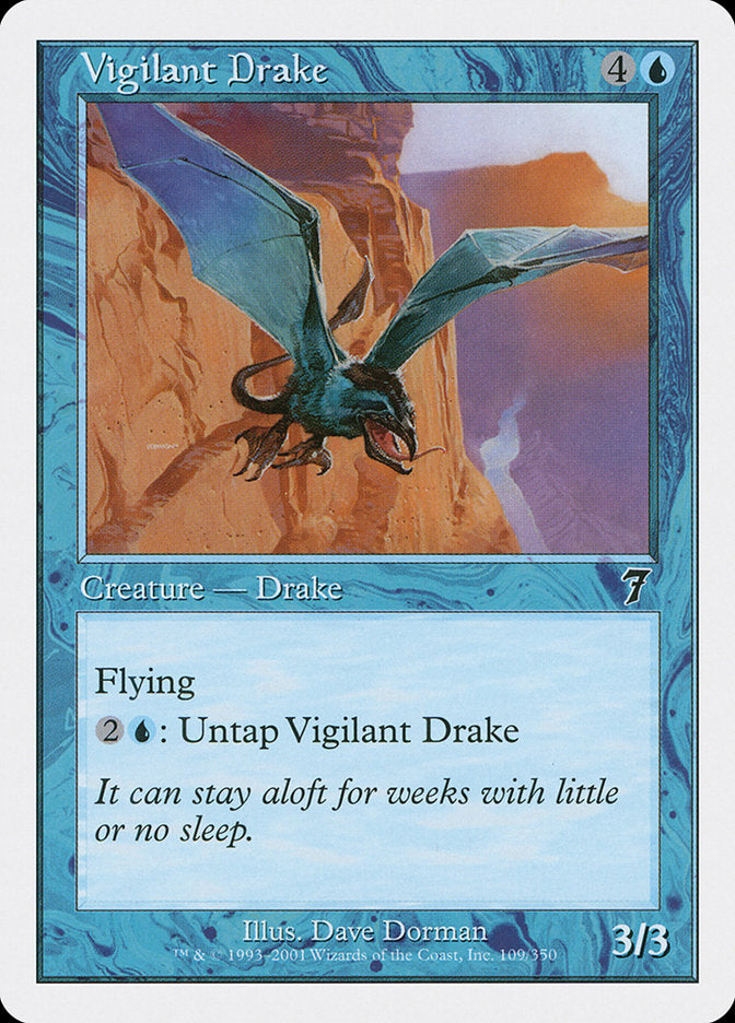 Vigilant Drake [Seventh Edition] | Game Haven TX
