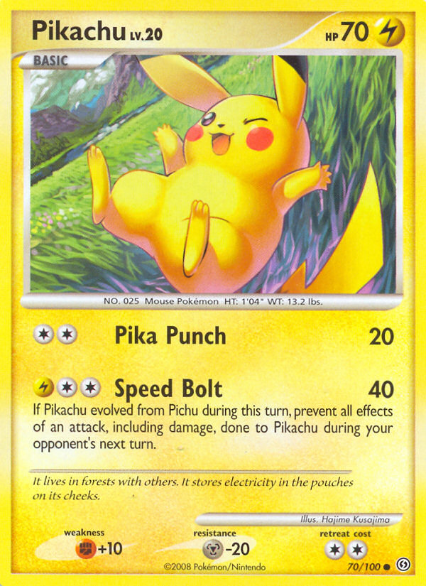 Pikachu (70/100) [Diamond & Pearl: Stormfront] | Game Haven TX