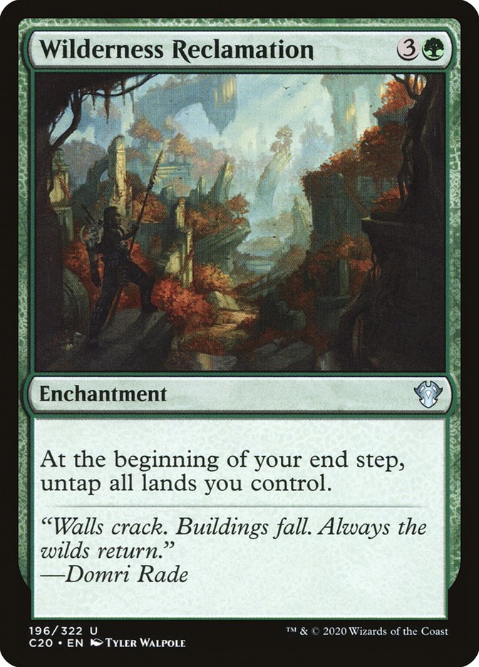 Wilderness Reclamation [Commander 2020] | Game Haven TX