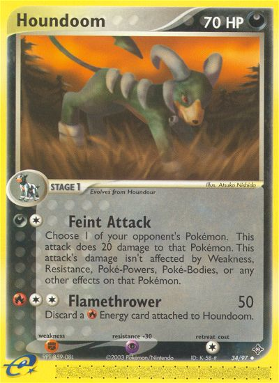 Houndoom (34/97) [EX: Dragon] | Game Haven TX