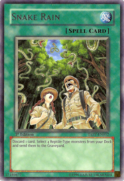 Snake Rain [TAEV-EN052] Rare | Game Haven TX