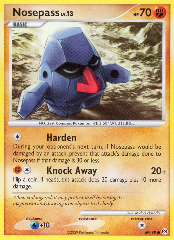Nosepass (69/99) [Platinum: Arceus] | Game Haven TX