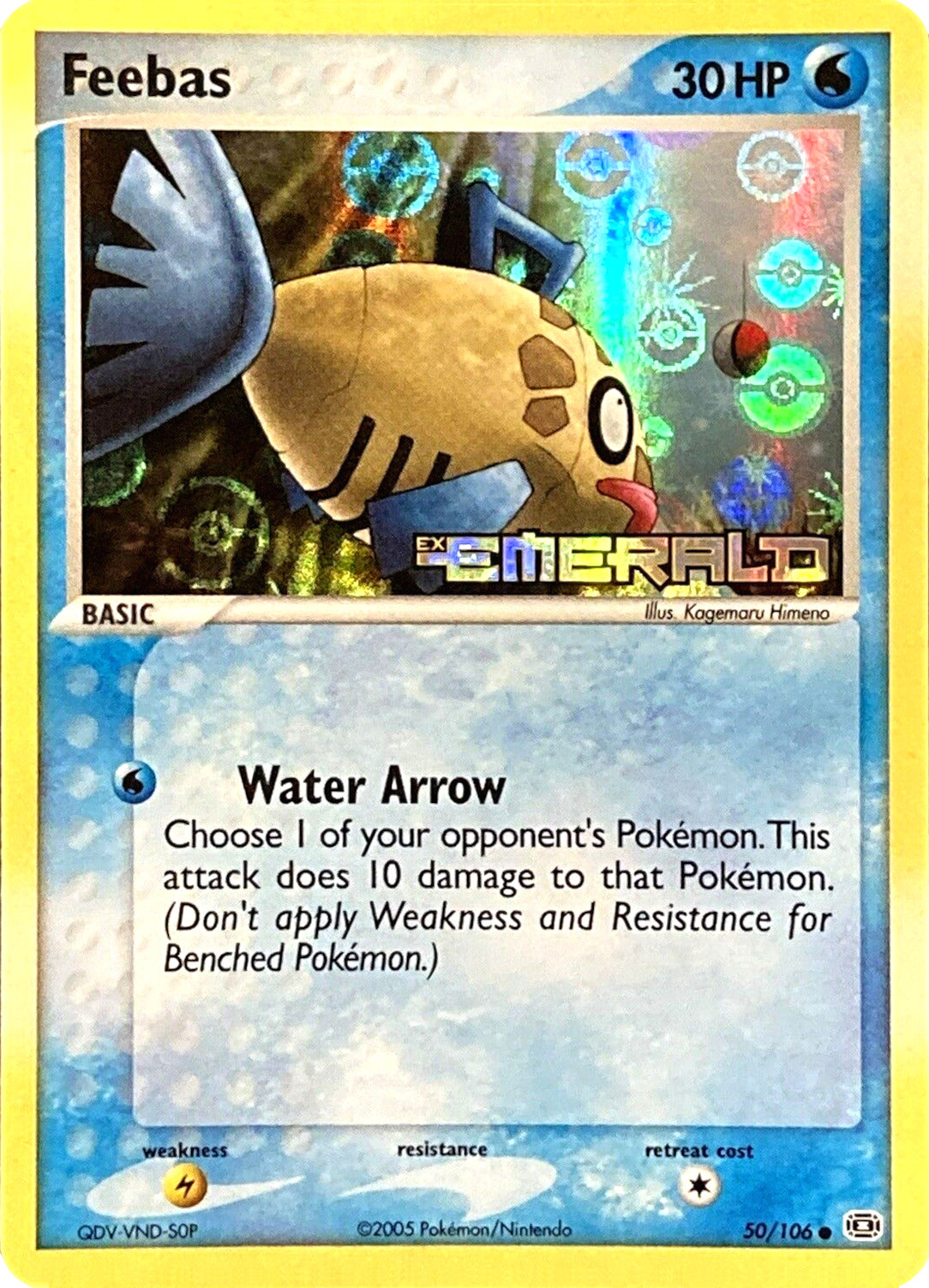 Feebas (50/106) (Stamped) [EX: Emerald] | Game Haven TX
