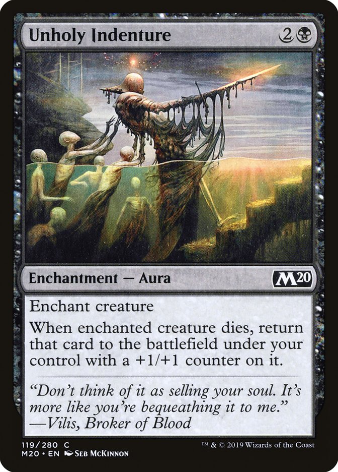 Unholy Indenture [Core Set 2020] | Game Haven TX