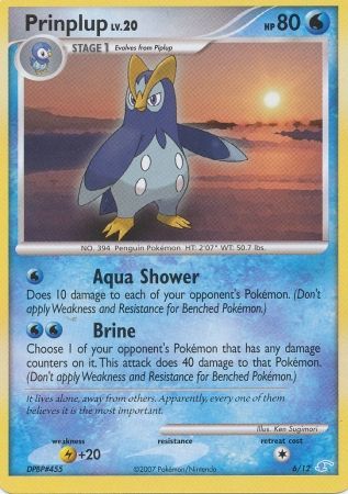 Prinplup (6/12) [Diamond & Pearl: Trainer Kit - Manaphy] | Game Haven TX