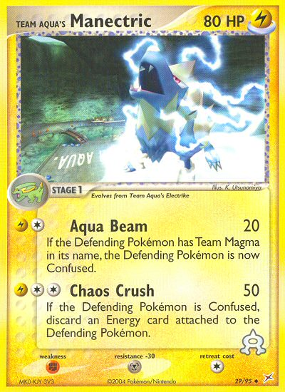 Team Aqua's Manectric (29/95) [EX: Team Magma vs Team Aqua] | Game Haven TX