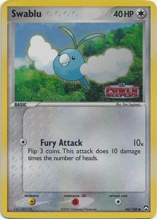 Swablu (66/108) (Stamped) [EX: Power Keepers] | Game Haven TX