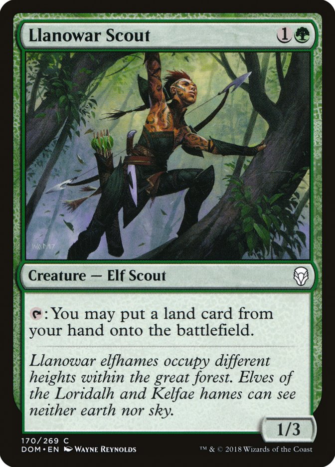 Llanowar Scout [Dominaria] | Game Haven TX