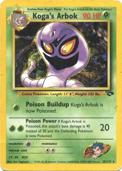 Koga's Arbok (25/132) [Gym Challenge Unlimited] | Game Haven TX