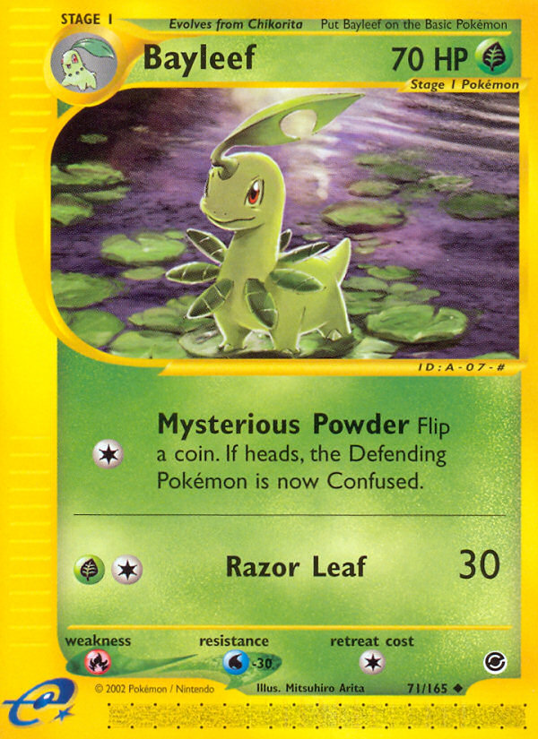 Bayleef (71/165) [Expedition: Base Set] | Game Haven TX