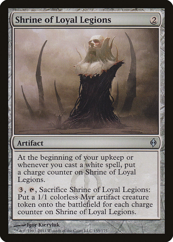 Shrine of Loyal Legions [New Phyrexia] | Game Haven TX