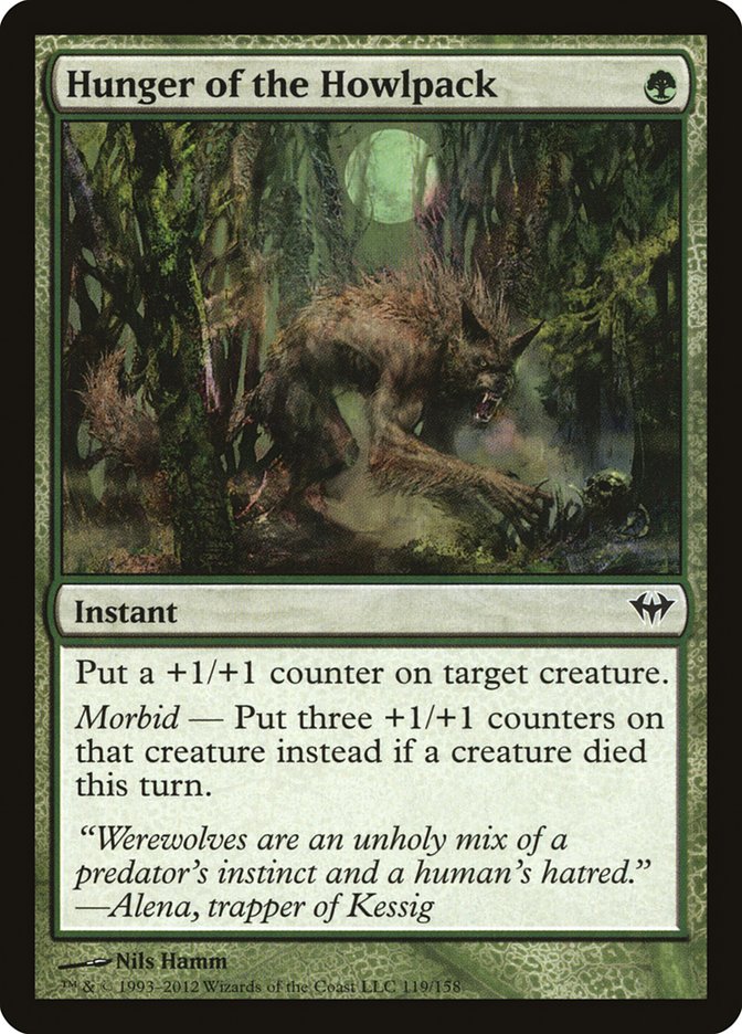 Hunger of the Howlpack [Dark Ascension] | Game Haven TX