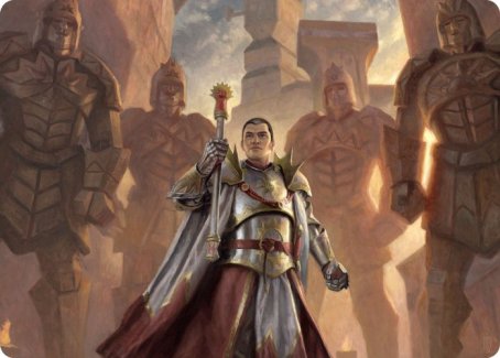 General Ferrous Rokiric Art Card [Modern Horizons 2 Art Series] | Game Haven TX