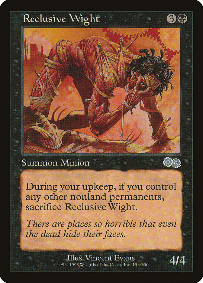 Reclusive Wight [Urza's Saga] | Game Haven TX