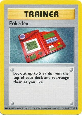 Pokedex (87/102) [Base Set Shadowless Unlimited] | Game Haven TX