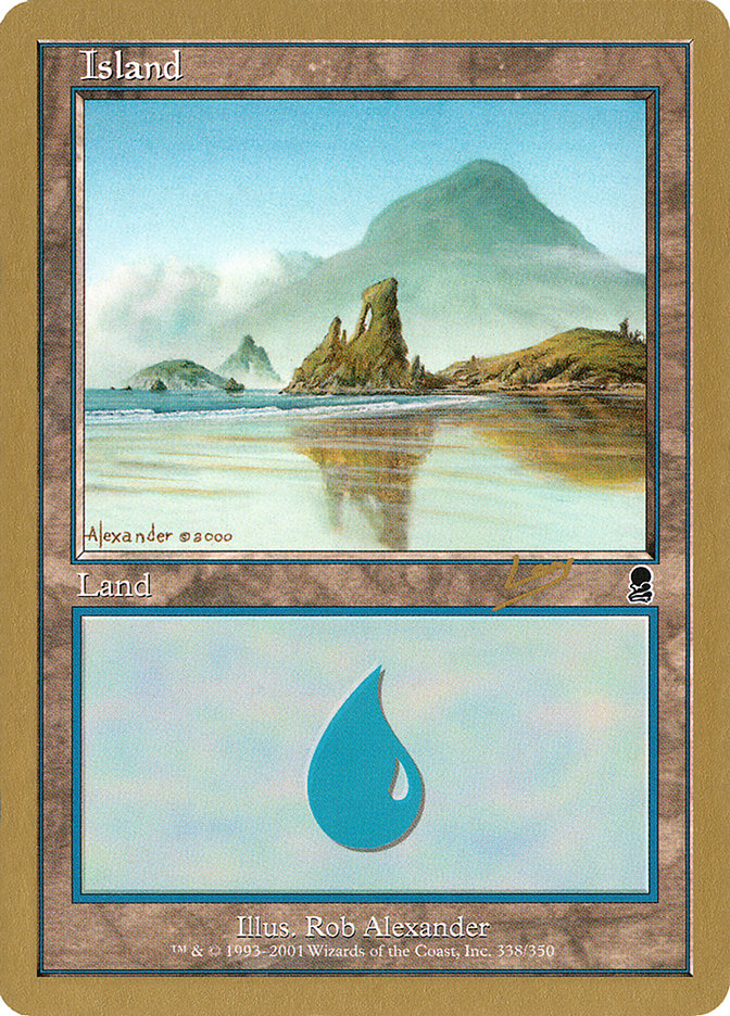 Island (rl338) (Raphael Levy) [World Championship Decks 2002] | Game Haven TX