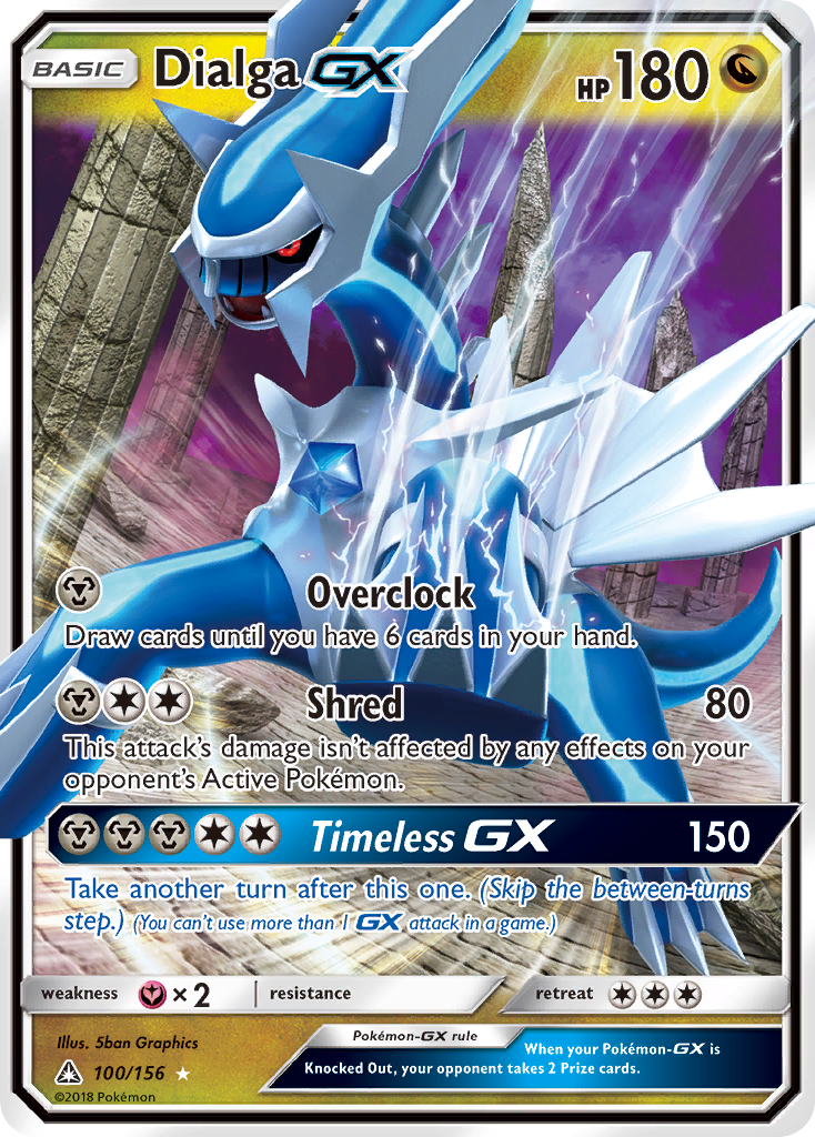 Dialga GX (100/156) [Sun & Moon: Ultra Prism] | Game Haven TX