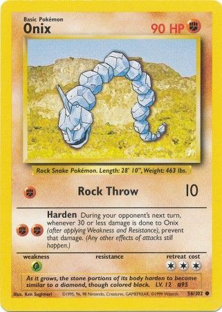 Onix (56/102) [Base Set Unlimited] | Game Haven TX