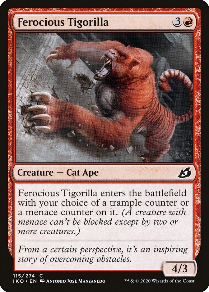 Ferocious Tigorilla [Ikoria: Lair of Behemoths] | Game Haven TX