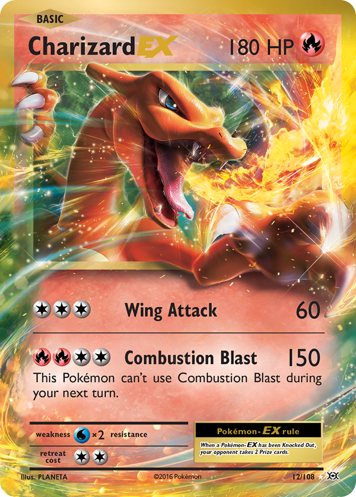 Charizard EX (12/108) [XY: Evolutions] | Game Haven TX