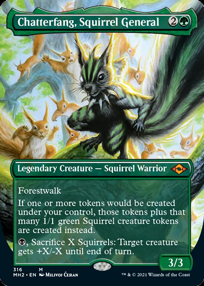Chatterfang, Squirrel General (Extended) [Modern Horizons 2] | Game Haven TX