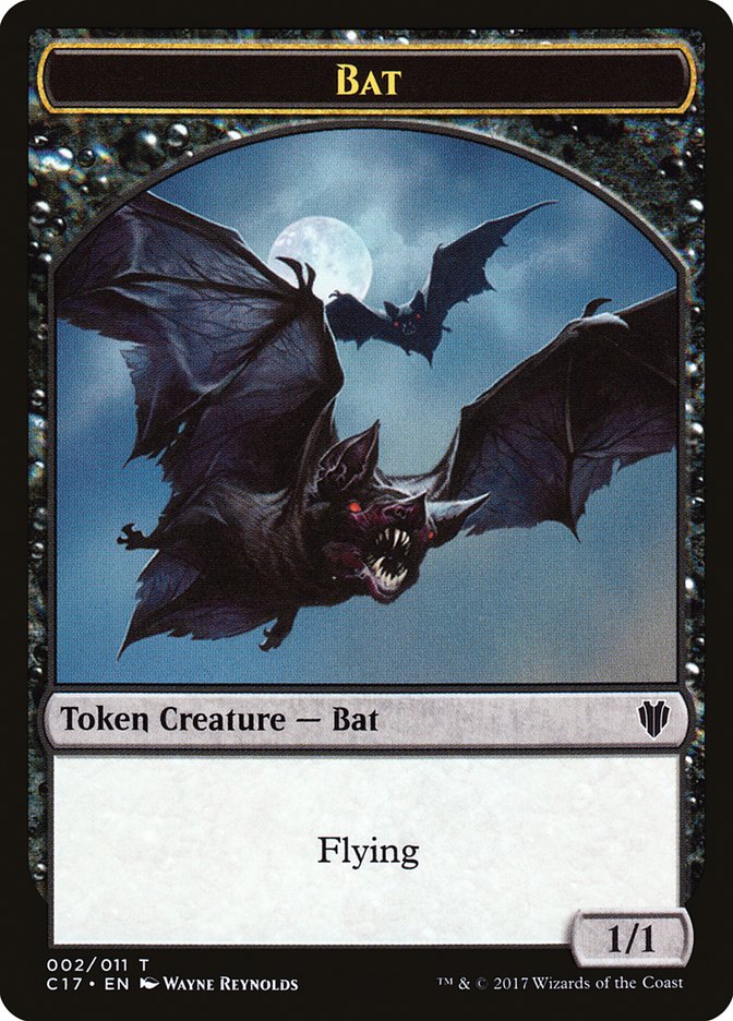 Bat // Vampire Double-sided Token [Commander 2017 Tokens] | Game Haven TX