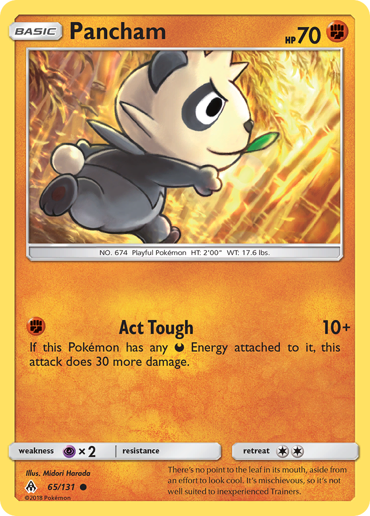 Pancham (65/131) [Sun & Moon: Forbidden Light] | Game Haven TX