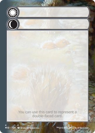 Helper Card (4/9) [Innistrad: Midnight Hunt Tokens] | Game Haven TX