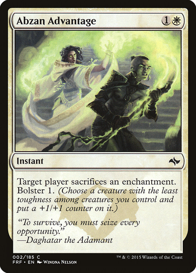 Abzan Advantage [Fate Reforged] | Game Haven TX