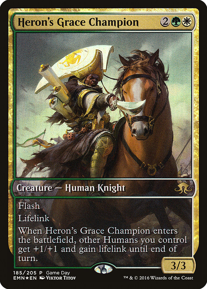 Heron's Grace Champion [Eldritch Moon Promos] | Game Haven TX