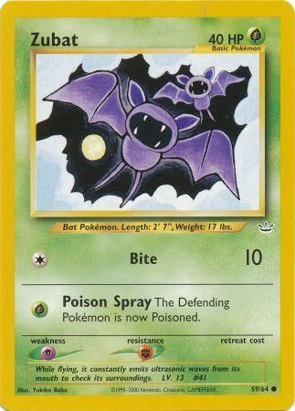 Zubat (59/64) [Neo Revelation Unlimited] | Game Haven TX