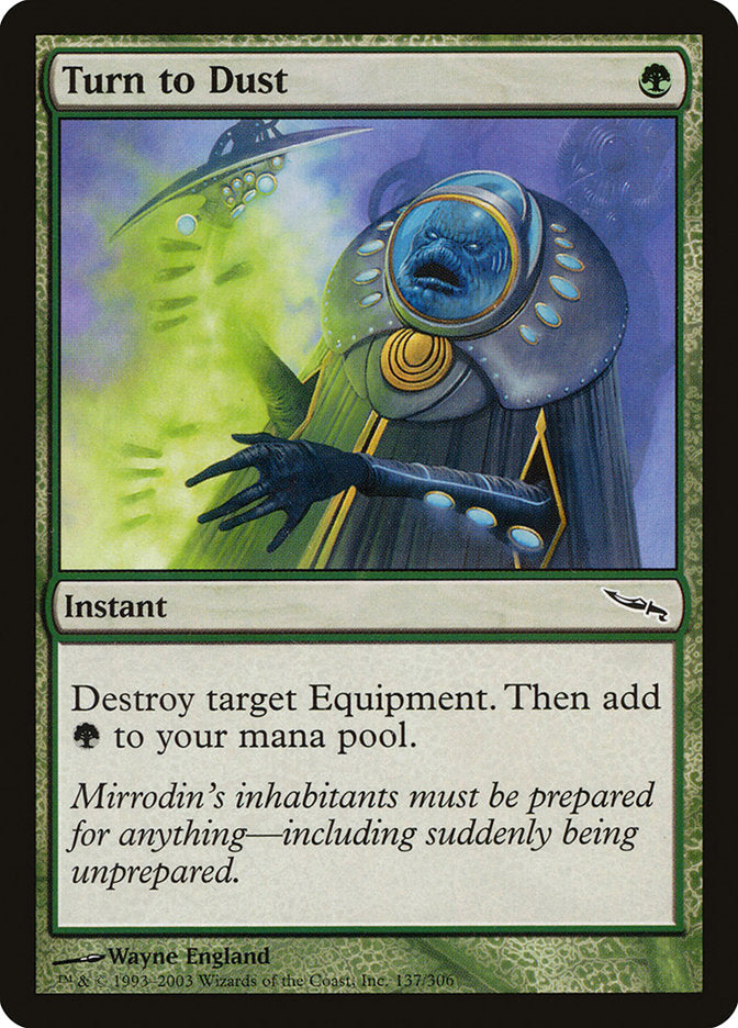 Turn to Dust [Mirrodin] | Game Haven TX