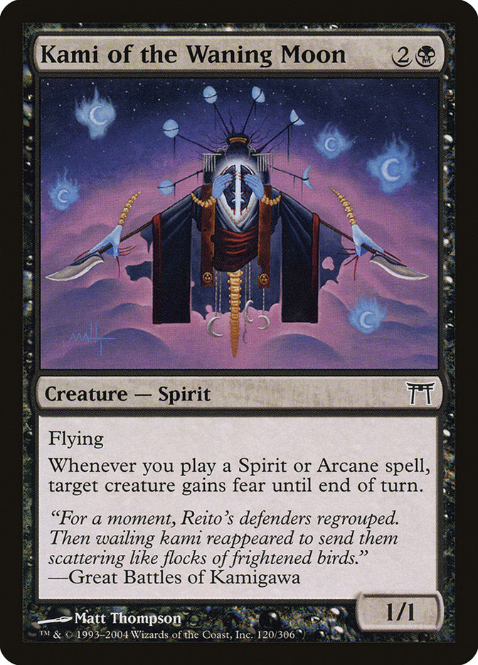 Kami of the Waning Moon [Champions of Kamigawa] | Game Haven TX