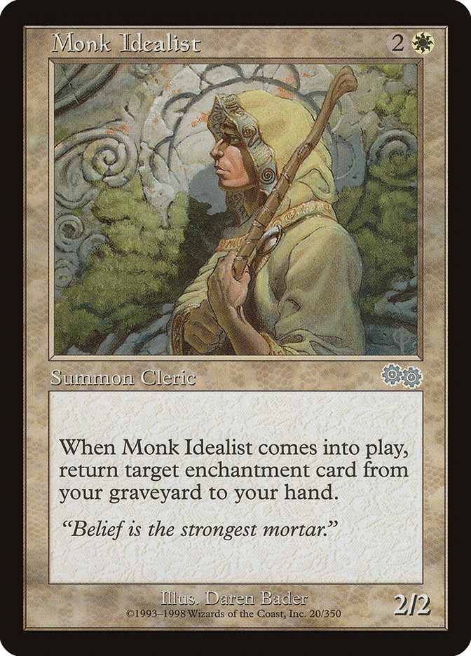 Monk Idealist [Urza's Saga] | Game Haven TX