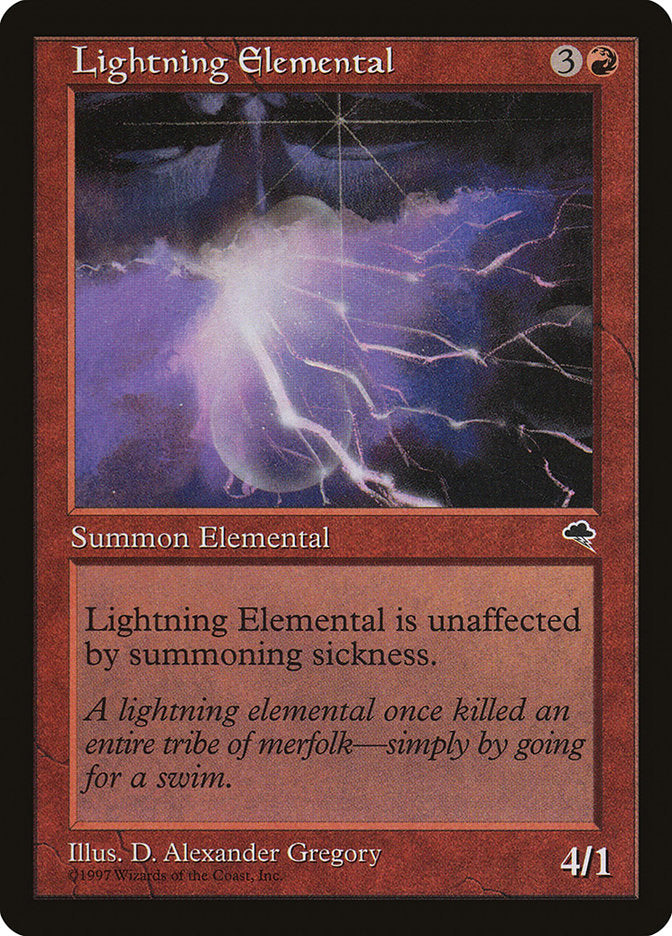 Lightning Elemental [Tempest] | Game Haven TX