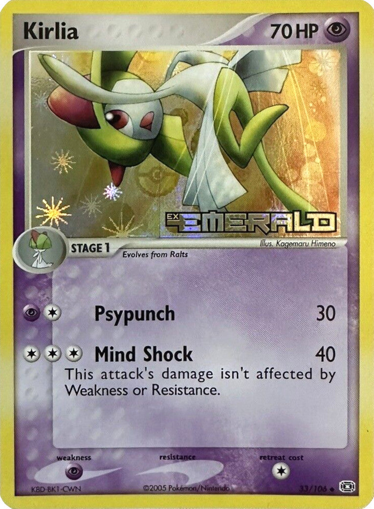 Kirlia (33/106) (Stamped) [EX: Emerald] | Game Haven TX