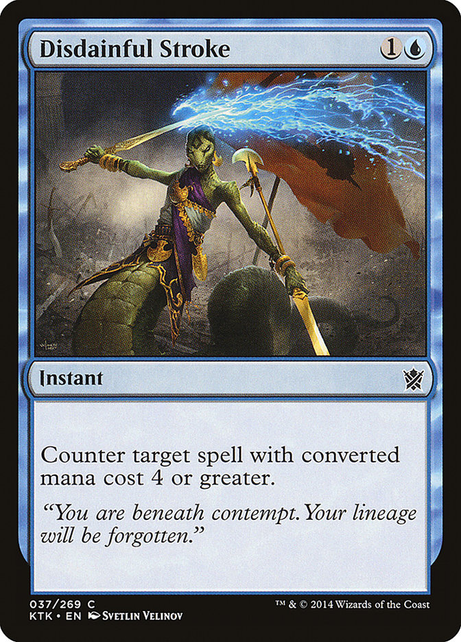 Disdainful Stroke [Khans of Tarkir] | Game Haven TX