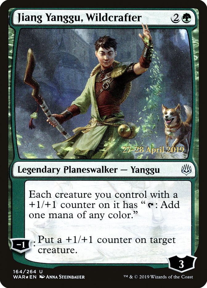 Jiang Yanggu, Wildcrafter [War of the Spark Promos] | Game Haven TX