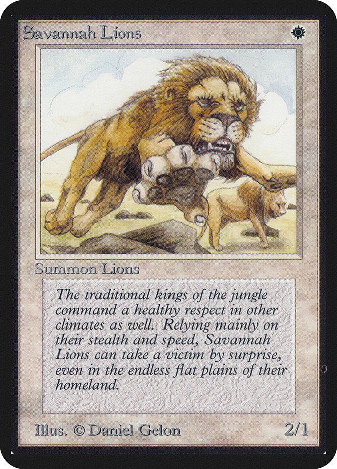 Savannah Lions [Limited Edition Alpha] | Game Haven TX
