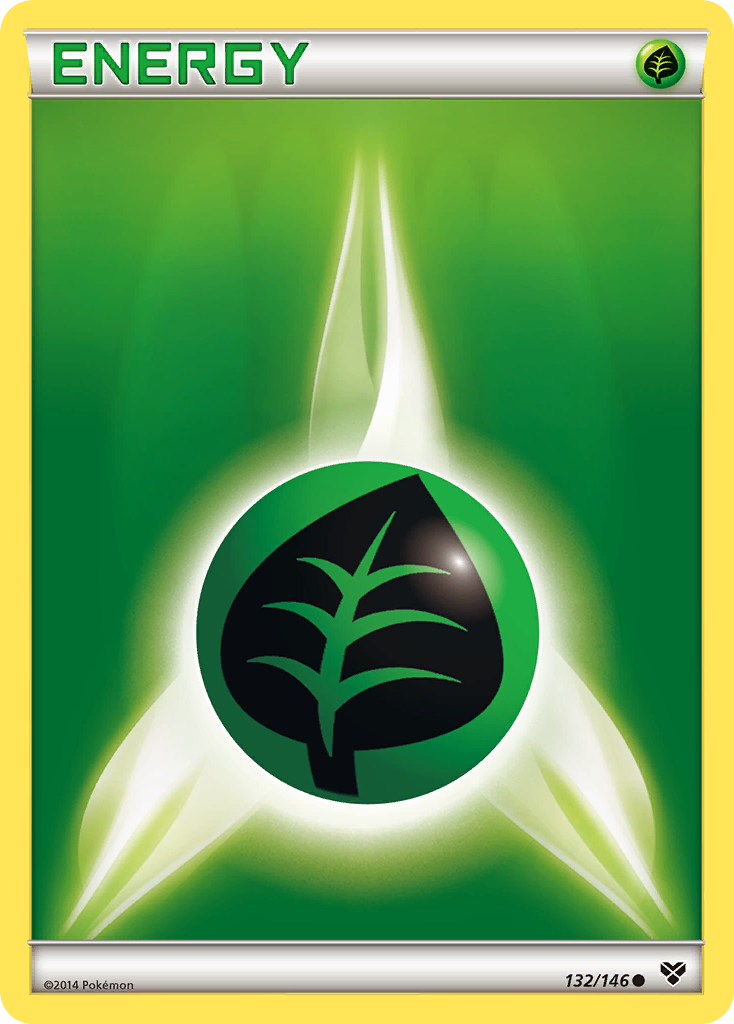 Grass Energy (132/146) [XY: Base Set] | Game Haven TX