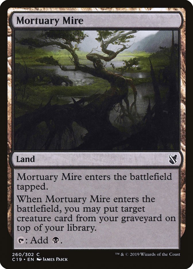 Mortuary Mire [Commander 2019] | Game Haven TX