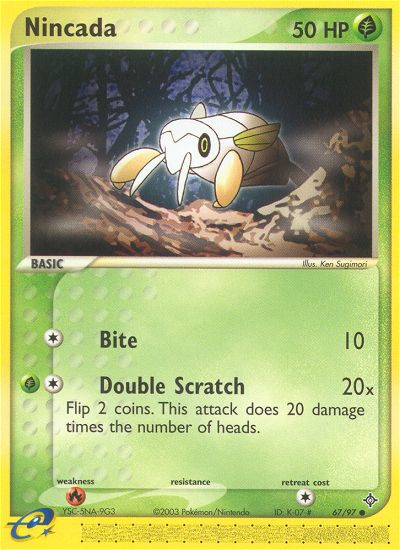 Nincada (67/97) [EX: Dragon] | Game Haven TX